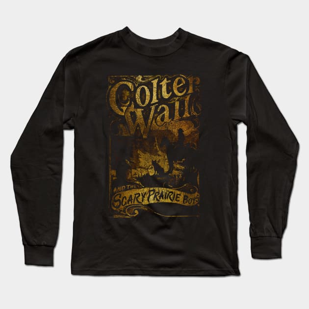 THE COLTER WALL//VINTAGE RETRO ART Long Sleeve T-Shirt by oeyadrawingshop